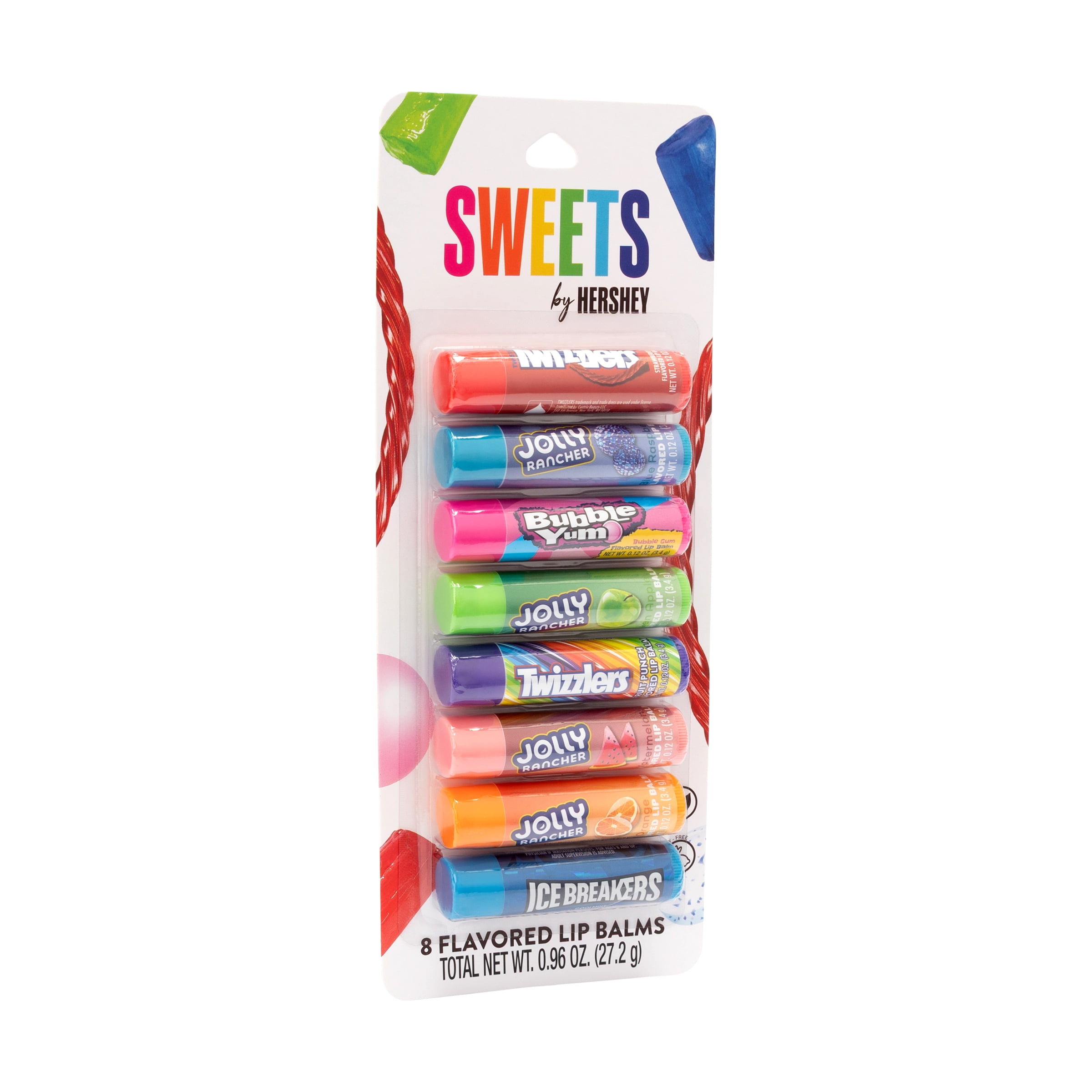 Hershey Sweets Lip Balm, 8 Pack, Multiple Flavors
