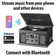thumbnail image 2 of Tocadiscos Bluetooth Victrola Nostalgic 6 en 1 Grey Wood, 2 of 8