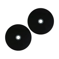 2 Pack 24" Fifth Wheel Disc Lube Plate w/ Steel Retention Clip - 5mm Thick, HDPE - Friction protection for 5th Wheel Trailer, RV, Camper Safety Kit