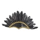 thumbnail image 3 of Diadema de plumas, tocado de plumas indias, accesorios para niños, tocados, carnaval negro, 3 of 8