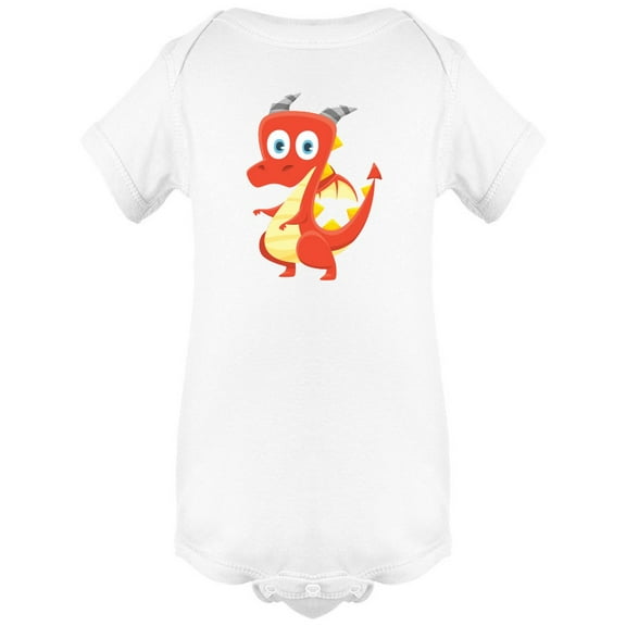 Red Happy Dragon  Bodysuit Infant -Image by Shutterstock,  Newborn