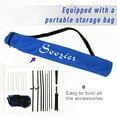 thumbnail image 6 of Soozier Baseball Practice Net Set with 7.5X7Ft Catcher Net,Ball Caddy,Portable Baseball Practice Equipment with for Hitting,Pitching,Batting,Catching,Blue,Blue Steel Sports Fitness Exercise Equipment, 6 of 10