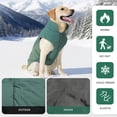 thumbnail image 4 of HQREA Winter Dog Coats for Large Dogs Waterproof Reflective Dogs Vest Snow Jacket, 4 of 6