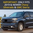 thumbnail image 2 of BocaDecals 2019-2025 Chevy Silverado and GMC Sierra Rear Middle Window American Flag Decal, 2 of 6