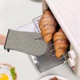 thumbnail image 5 of SLYNSHome Oven Mitts - Heat Resistance - 7x13 inch - Insulated Gloves with Quilted Cotton Liner Oven Gloves for Microwave/Hot Plates Kitchen Gadget, 5 of 6