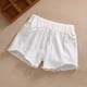 thumbnail image 2 of Odeerbi 3-10 Años Niñas Pantalón Vaquero Rasgado de Verano Pantalón Vaquero Con Dobladillo Crudo Pantalón Vaquero Elástico de Color Sólido Pantalón Vaquero Exterior, 2 of 4