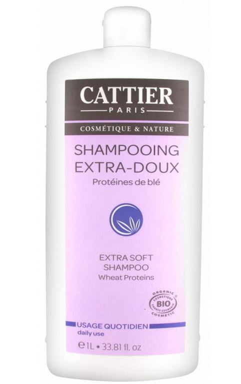 beneden vervaldatum struik Cattier Daily Use Extra Soft Shampoo Wheat Proteins 1L - Walmart.com