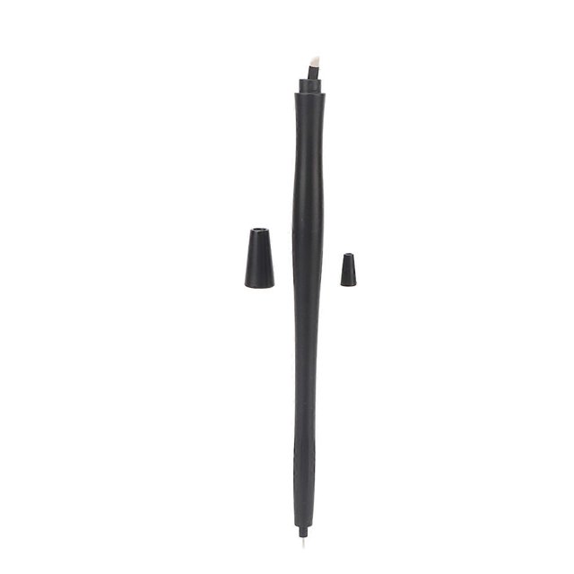 10pcs Microblading Pen Professional Double Headed Disposable Manual Eyebrow Eyeliner Lip Tattoo Pen 0.18‑16F 0.35‑5R