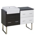thumbnail image 1 of Imaginations Américaines 48.75 pouces W Vanity Set  Gris, 1 of 1