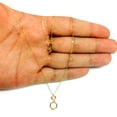 thumbnail image 3 of 10K Yellow Gold Double Hexagon Geometric Pendant Necklace, 18", 3 of 3