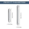 thumbnail image 2 of 4 Pcs Clear Rubber Car Door Edge Guards Protectors, 2 of 5