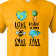 thumbnail image 4 of Inktastic Earth Day Plant a Tree Save the Bees Save the Seas Love Your Mother Earth T-Shirt, 4 of 5