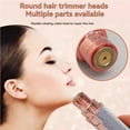 thumbnail image 5 of Portable 2 IN 1 Women Epilator Electric Painless Hair Remover Lady Shaver Eyebrow Shaper Facial Leg Armpit Bikini Body Trimmer, 5 of 7