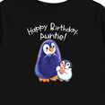 thumbnail image 4 of Inktastic Happy Birthday, Auntie- Cute Penguins Boys or Girls Long Sleeve Toddler T-Shirt, 4 of 5