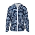 thumbnail image 2 of Lsque Tropical Leaves UPF 50+ Lightweight Sun Protection Men's Women's Long Sleeve Shirt, Hoodie Performance -Medium, 2 of 9