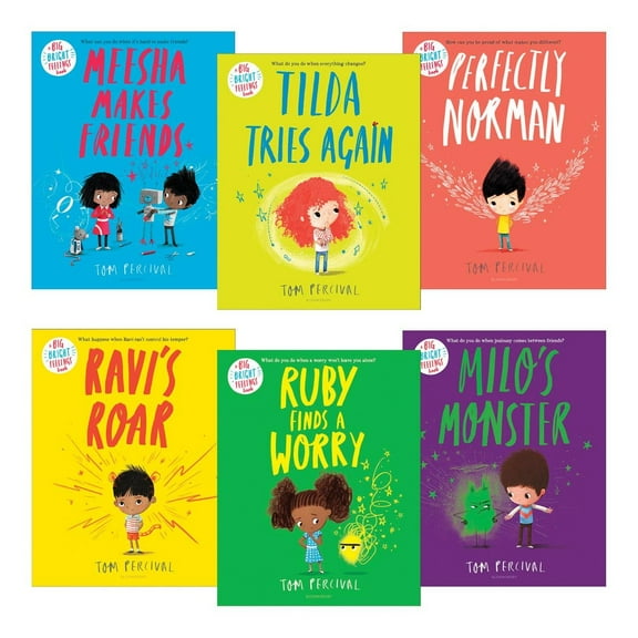 Kaplan Early Learning Company Big Bright Feelings Paperback Books - Set of 6