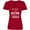 Red, variant on Inktastic My Mom is a Doctor and a Hero Women's V-Neck T-Shirt