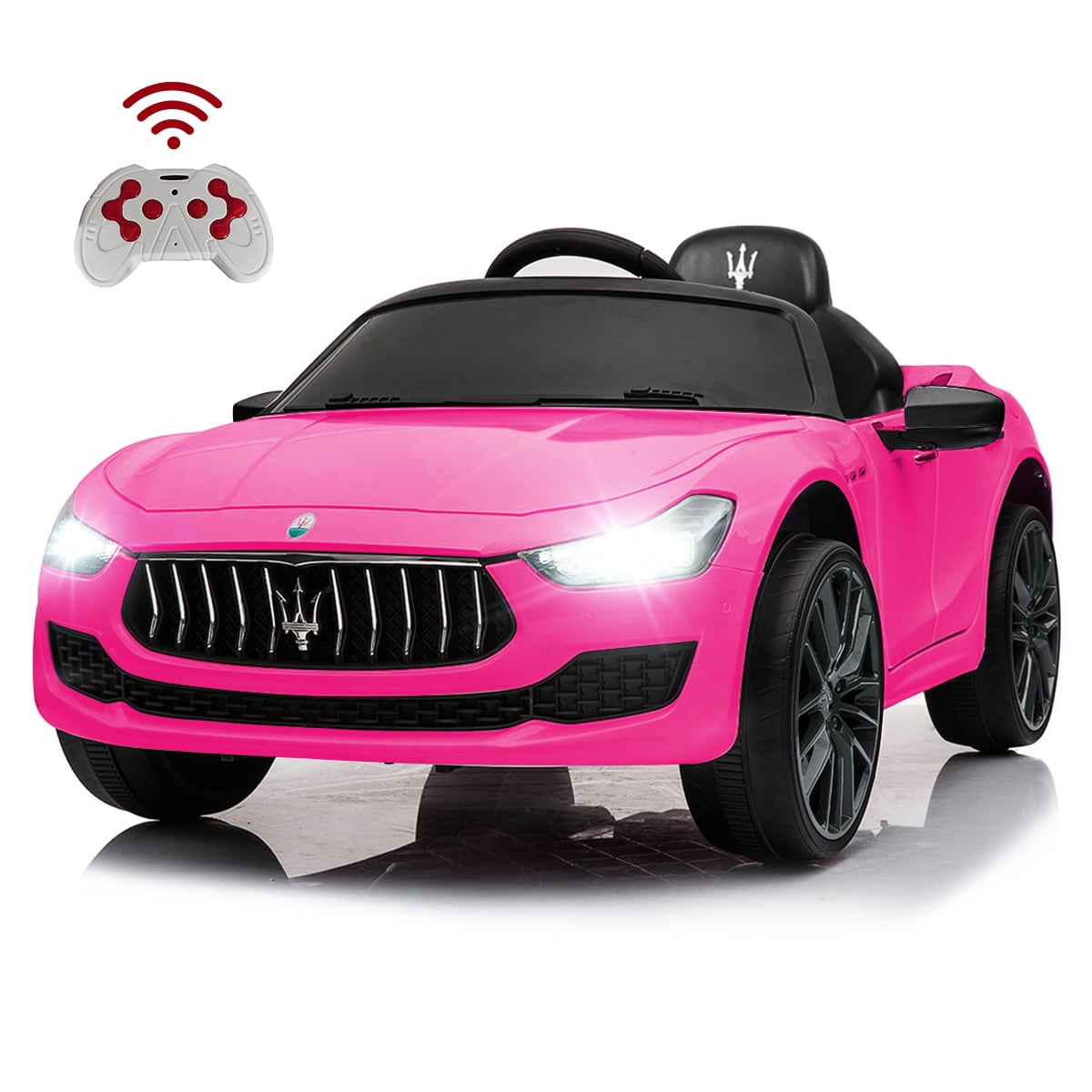12v Rechargeable Kids Ride on Car Maserati Toy Vehicle Remote Control Mp3 Black for sale online 