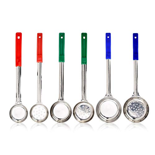 Klee Utensils 6Piece Stainless Steel Portion Control Ladles with Long Handles
