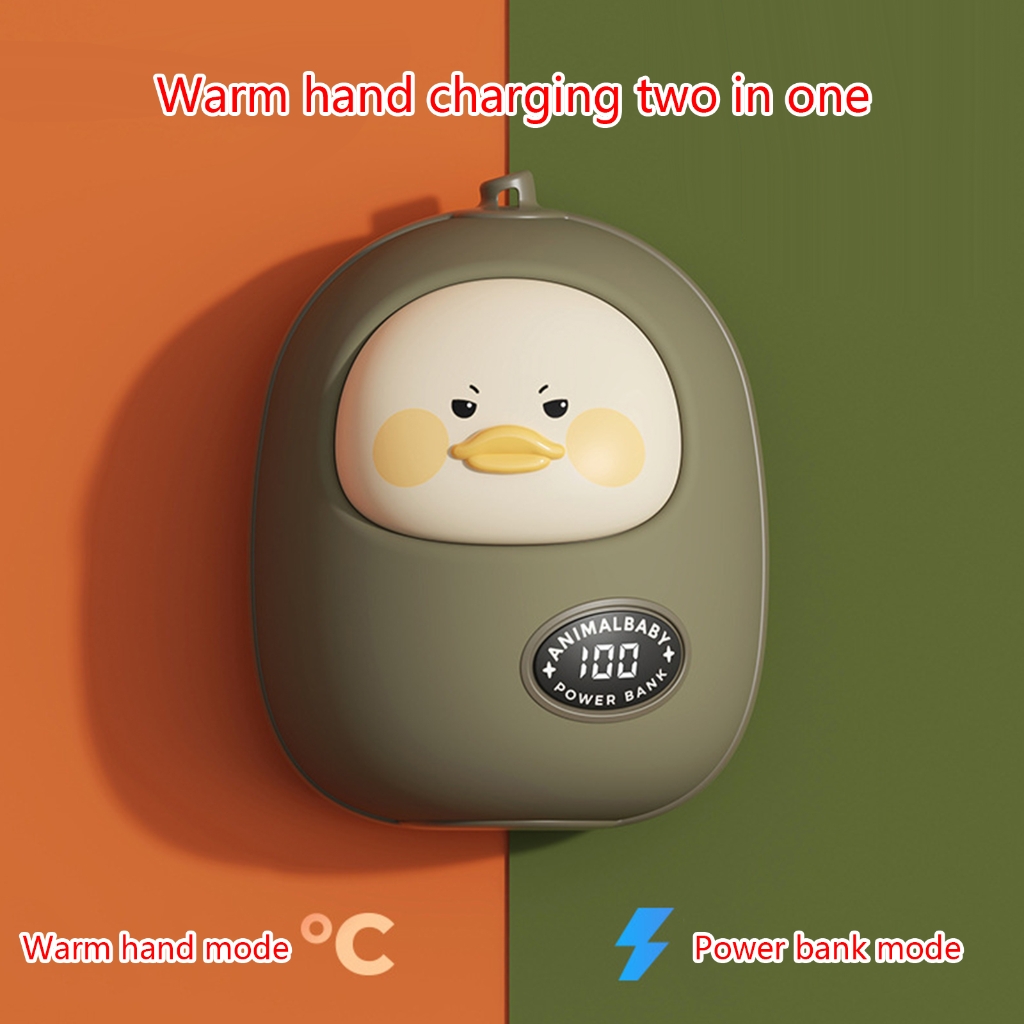 TIERPOP Portable Constant Temperature Hand Warmer Cartoon Pet USB Charging Warm Hand Treasure Multi-Function Hand Warmer