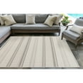 thumbnail image 6 of Transocean PYM58601038 Liora Manne Plymouth Modern Stripe Indoor & Outdoor Rug, Silver - 4 ft. 10 in. x 7 ft. 6 in., 6 of 6