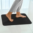 thumbnail image 5 of Achim Elle Memory Foam Non-Slip Super Absorbent Bath Mat, 17" L x 24" W, Black, 5 of 6