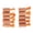 Orange, variant on Suodoka 10Pcs Hamster Corn Cob Chew Toy, Carrot Shaped Teeth Grinding Toys for Guinea Pig, Rabbit, Parrot (Orange, Small, 6.3 inches / 16.0 cm)