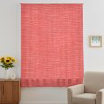 thumbnail image 3 of Coral Pink Color Sheer Curtains 96 Inches Long, Abstract Woven Texture Vintage Minimalist Light Filering Curtains, Privacy Drapes Simi Floor to Veiling Curtain for Living Room Window Treatment, 3 of 9