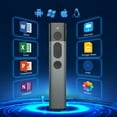 thumbnail image 4 of Presentation Remote Control with Green Light, Recargable Wireless Presenter PowerPoint Remote Control for PPT/Keynote/Prezi/Google Slides/Windows/Mac OS/Android/Linux Plug & Play, 4 of 8