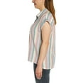 thumbnail image 2 of Orvis Womens' Short Sleeve Linen Blend Shirt (Pink Stripe, Small), 2 of 2
