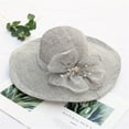 ATIENUBEE Sun Hats for Women Uv Protection Tea Hat Party Fascinator