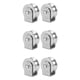 thumbnail image 1 of 6X Rodamientos de Rueda de Rodillos de 2 Pulgadas Ruedas de Polea con Ranura En U Ruedas Ranuradas Desmontables, 1 of 5