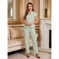 thumbnail image 2 of Conjunto 2 Piezas, Chaleco Entallado y Pantalón Cómodo, Estilo Casual Chic para Mujer, 2 of 5