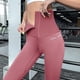 thumbnail image 3 of Pantalones de yoga de compresión Hugo cintura alta XL rojo, 3 of 6