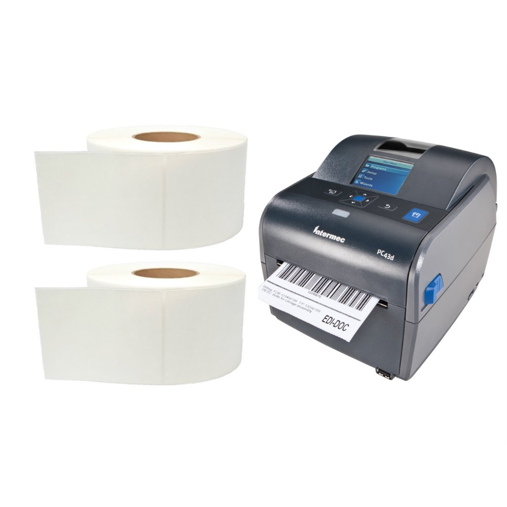 Intermec PC43d Desktop Direct Thermal Label Printer with LCD Display