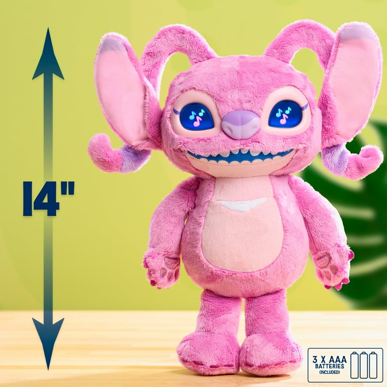 Disney Stitch Angel Many Moods 13.5-inch Interactive Plush, 50+