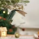 thumbnail image 4 of Adorno para árbol de Navidad | Decoración colgante flocada, blanco rojo marrón, 7,08x3,14 in | Colgante reutilizable duradero, decoración navideña interior para exteriores, fácil de colgar | Acento, 4 of 6