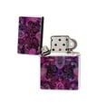 thumbnail image 2 of KuzmarK Silver Windproof Flip Top Lighter -  Paisley Pretty Painting, 2 of 2