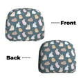 thumbnail image 6 of Kdxio Cute Rabbit Pattern Print 2 Piece Car Head Rest Covers Set Auto Front/Rear Seats Headrest Cover Universal Fit Most Cars,Sedan, SUV, 6 of 9