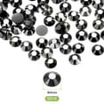 thumbnail image 2 of Uxcell 6000 Pcs Black Resin Flatback Rhinestone SS16 4mm Resin Rhinestones for Crafts DIY Design, 2 of 4