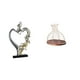 thumbnail image 1 of Estatua de pareja,Figura de pareja besándose,regalo de boda moderno,Estatua de pareja besándose en el aniversario de San Valentín,Portacorchos de vino,Soporte de metal para corcho de, 1 of 8