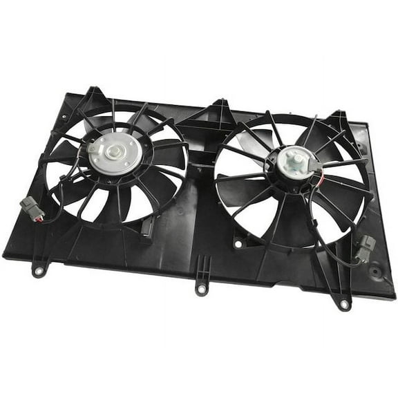 Marketplace Auto Parts Dual Radiator and Condenser Fan Assembly
