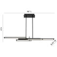 thumbnail image 2 of 37062-019 Eurofase Lighting Bayswater Chandelier 1 Light - 8.25 Inches Wide by 4 Inches High-Matte Black Finish, 2 of 3