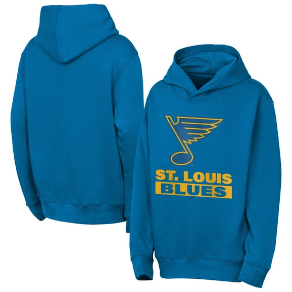 Youth Outerstuff Blue St. Louis Blues Back to Basics Hoodie