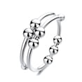 thumbnail image 1 of Anillo Antiansiedad Con Cuentas Ajustables Anillos De Acero Inoxidable Anillo Giratorio Regalos De Joyería sonducket AP005825-00, 1 of 6