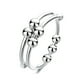 thumbnail image 1 of Anillo Antiansiedad Con Cuentas Ajustables Anillos De Acero Inoxidable Anillo Giratorio Regalos De Joyería Scienceny AP005825-00, 1 of 6