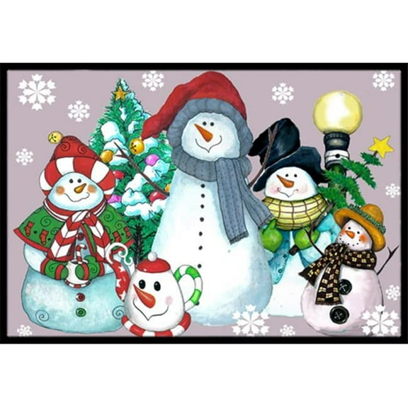 Snowman Collection For The Holidays Indoor & Outdoor Mat, 24 x 36 in.
