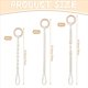 thumbnail image 3 of 12 Piezas Conectables Macramé Colgador de Plantas Extensor Soportes para Macetas Extensor Macramé Soporte para Plantas Colgante Tejido Hecho una Mano, 3 of 5