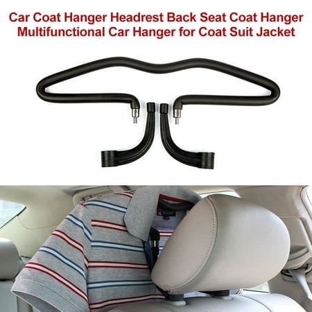 Car Coat Hanger Headrest Back Seat, Car Coat Rack Headrest
