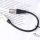 thumbnail image 5 of Cable adaptador estéreo de 3,5 mm macho a XLR macho de 0,3 m para altavoz, amplificador, micrófono, TC210KM173 (negro), 5 of 7